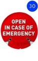 Open In Case Of Emergency 30ack