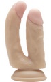 Realistisk Dubbeldildo Flesh 6,5 tum