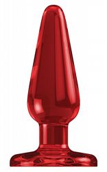 Acrylic Buttplug Red 4 tum