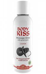 Massageoljor Massageljus Body Kiss Licorice 100 ml