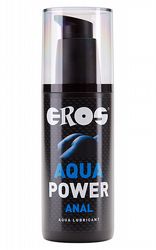Analt glidmedel EROS Aqua Power Anal 125 ml