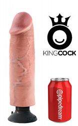 Stora dildos King Cock Vibrating 26 cm