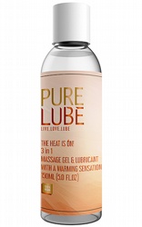 Massageoljor Massageljus Pure Lube The Heat Is On 150 ml