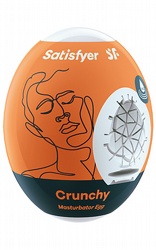 Onanihjlpmedel Satisfyer Masturbator Egg Crunchy